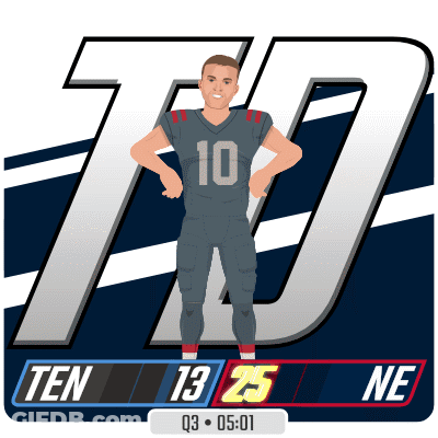 A Cartoon Drawing Of A Football Player Wearing A Number 10 Jersey GIF