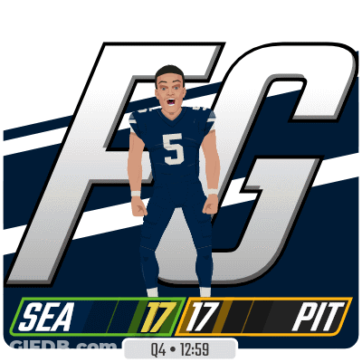 A Cartoon Drawing Of A Football Player With The Number 5 GIF