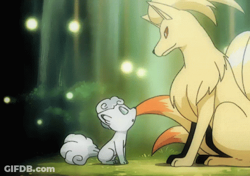 Fox And Small Animal Cartoon GIF