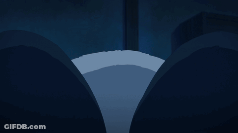 A Cartoon Drawing Of A Frog With The Letter M On Its Feet GIF