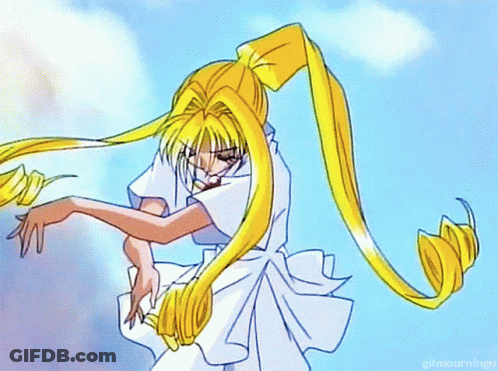 A Cartoon Drawing Of A Girl With Wings And The Words Gifmourningu Underneath GIF