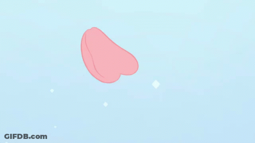 A Cartoon Drawing Of A Grassy Hillside With Flowers And Clouds GIF