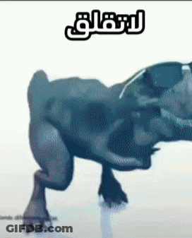 A Cartoon Drawing Of A Hippo Wearing Sunglasses With The Word " L' Eau " Written Above It GIF