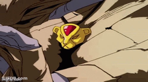 A Cartoon Drawing Of A Lion 'S Head With The Words Imgflip.com On The Bottom GIF