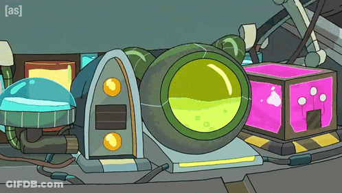 A Cartoon Drawing Of A Machine That Says [ As ] GIF