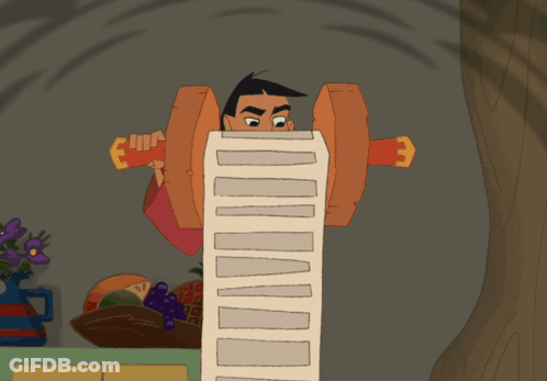 A Cartoon Drawing Of A Man Holding A Pencil GIF