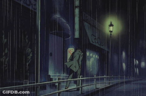A Cartoon Drawing Of A Man Holding A Sign That Says ' Wine ' On It GIF