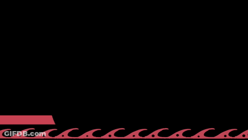 A Cartoon Drawing Of A Man Holding A Stick In Front Of A Red Background GIF