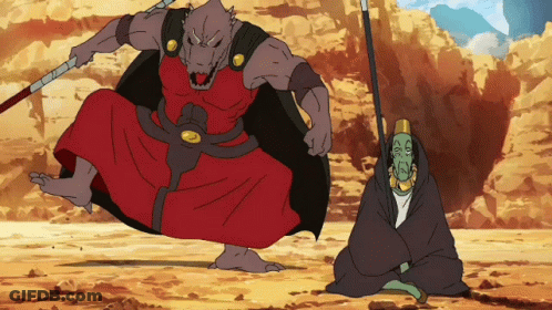 A Cartoon Drawing Of A Man In A Red Cape GIF
