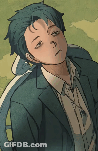 A Cartoon Drawing Of A Man In A Suit And Tie GIF