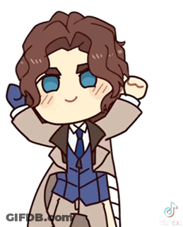 A Cartoon Drawing Of A Man In A Suit And Tie With A Bandage On His Arm GIF