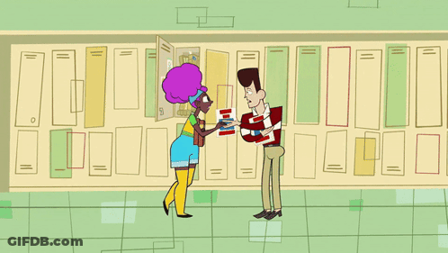 A Cartoon Drawing Of A Man In A Top Hat Standing Next To A Woman GIF