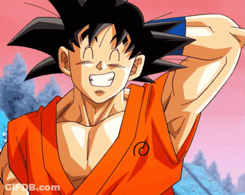 A Cartoon Drawing Of A Man In An Orange Shirt With The Letter R On His Chest GIF