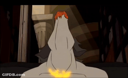 A Cartoon Drawing Of A Man 'S Head With A Flame Coming Out Of It GIF