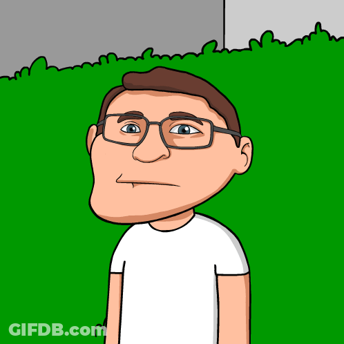 A Cartoon Drawing Of A Man Wearing Glasses GIF