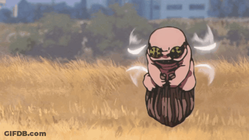 A Cartoon Drawing Of A Man With A Beard Holding A Feather GIF