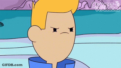 A Cartoon Drawing Of A Man With A Blue Jacket And The Words Ernesto Vargas Written On The Bottom Right GIF