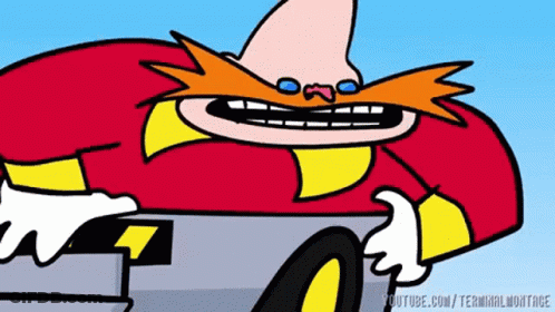 A Cartoon Drawing Of A Man With A Mustache And The Words Youtube.com/terminalmontage On The Bottom Right GIF