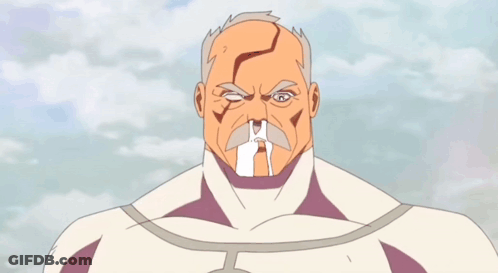 A Cartoon Drawing Of A Man With A Mustache And White Glove GIF