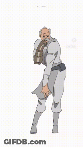 A Cartoon Drawing Of A Man With A Mustache GIF
