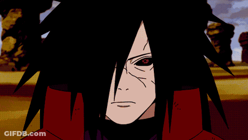 A Cartoon Drawing Of A Man With A Purple And Red Armor GIF