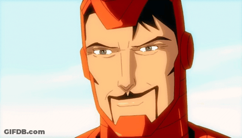 A Cartoon Drawing Of A Man With A Red Helmet On GIF