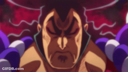 A Cartoon Drawing Of A Man With A Very Angry Expression GIF
