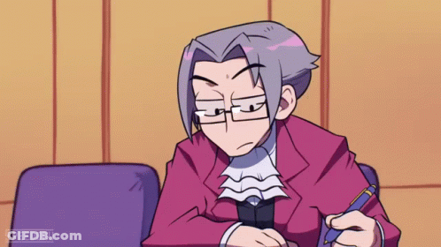 Cartoon Man With Glasses And Red Jacket Speedoru GIF