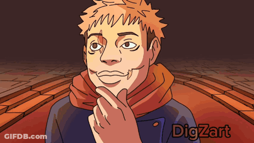 A Cartoon Drawing Of A Man With The Name Digzart On The Bottom Right GIF