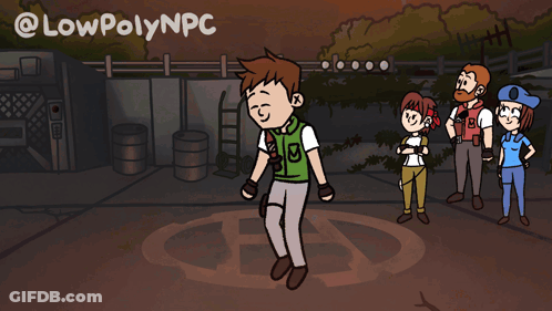 A Cartoon Drawing Of A Man With The Number 80 On His Shirt GIF