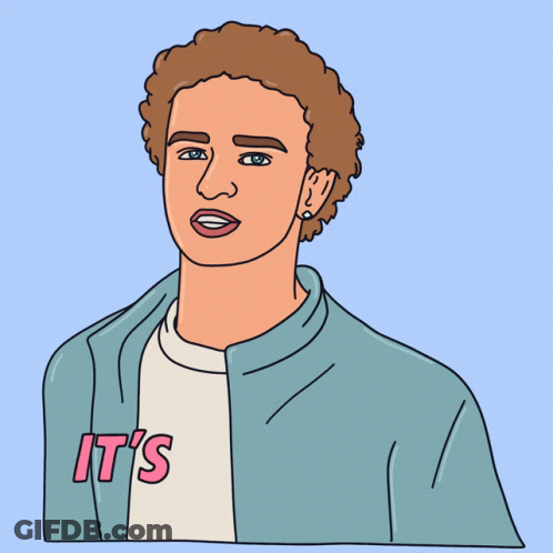 A Cartoon Drawing Of A Man With The Words " It 'S Gonna Be " GIF