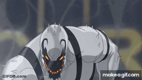 A Cartoon Drawing Of A Monster With A Make A Gif.com Link GIF