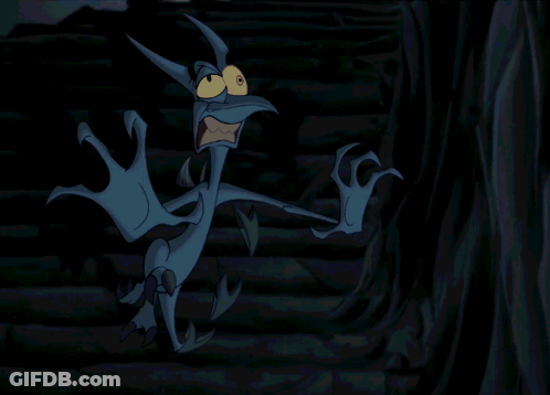 A Cartoon Drawing Of A Monster With A Very Funny Face GIF