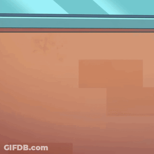Cartoon Monster With X On Face GIF