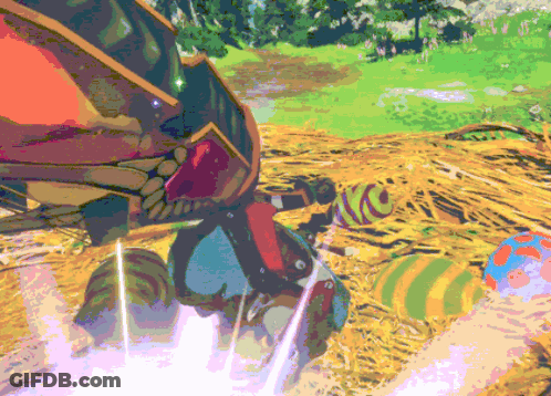 A Cartoon Drawing Of A Monster With The Letter Kc In The Corner GIF