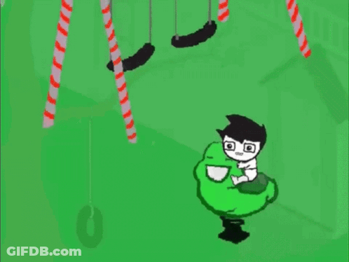 A Cartoon Drawing Of A Nightmare Freddy And A Child GIF