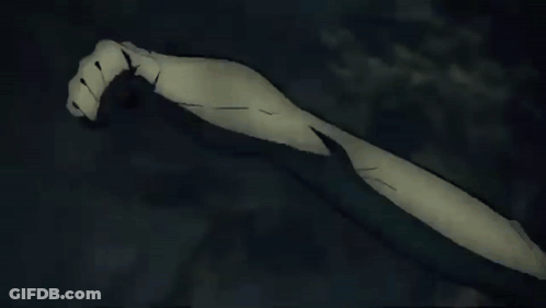 A Cartoon Drawing Of A Person Being Attacked By Another Person GIF