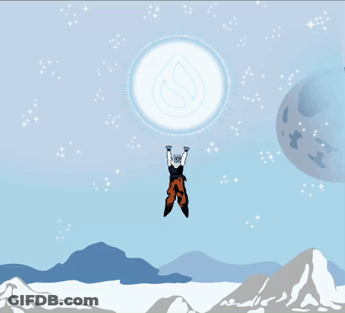 A Cartoon Drawing Of A Person Flying Through The Air With A Circle With The Letter S On It GIF