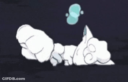 Sleeping Cartoon Character With Z GIF