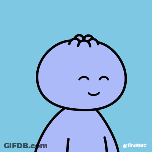 A Cartoon Drawing Of A Person Wearing An Orange Hat And A Shirt With Flowers On It GIF