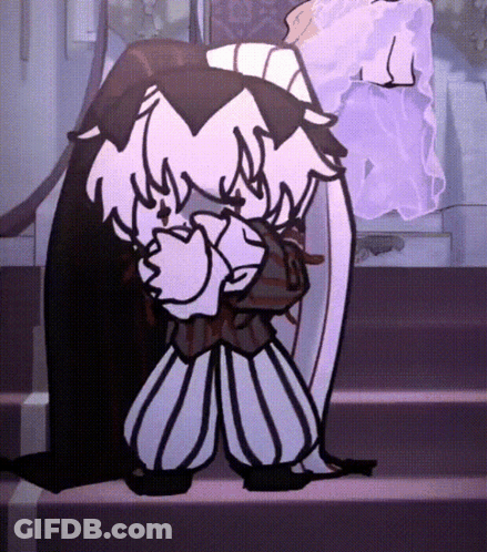 A Cartoon Drawing Of A Person With A Cape On GIF