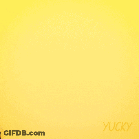 A Cartoon Drawing Of A Pink Duck Holding A Gold Medal With The Name Yucky Below It GIF