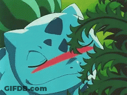 A Cartoon Drawing Of A Pokemon With A Red Stripe On Its Face GIF