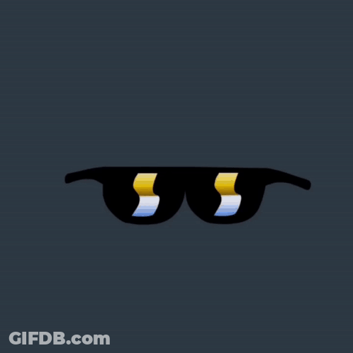 A Cartoon Drawing Of A Red Object With A White Eye GIF
