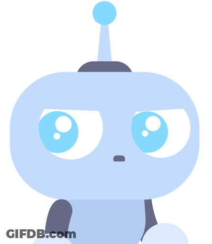 A Cartoon Drawing Of A Robot With Mathematical Equations On It 'S Face GIF