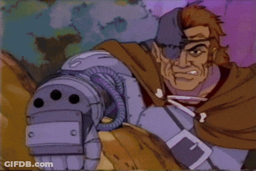 A Cartoon Drawing Of A Robot With Smoke Coming Out Of It GIF