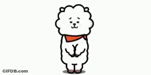 A Cartoon Drawing Of A Sheep With Horns Standing On Its Hind Legs On A White Background . GIF