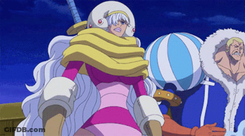 A Cartoon Drawing Of A Woman In A Pink And Yellow Outfit GIF