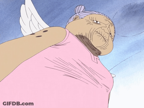 A Cartoon Drawing Of A Woman In A Pink Top With Wings GIF