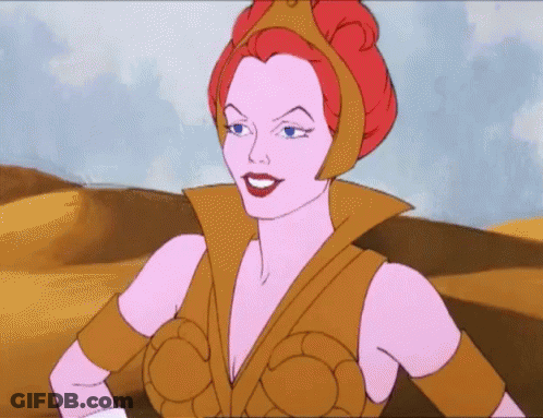 A Cartoon Drawing Of A Woman With Red Hair And A Crown On Her Head GIF